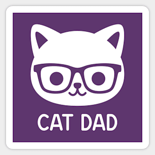 Cat Dad Sticker